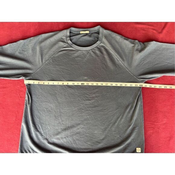Marine Layer Men's Light Blue Crew Neck Raglan Long Sleeve T-Shirt Size XXL - Picture 2 of 6